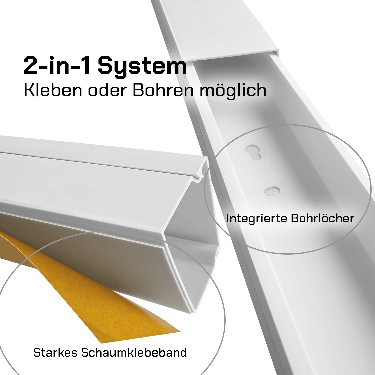 Canaline via cavo: niente più cavi aggrovigliati. Gestione intelligente dei cavi con stile.f